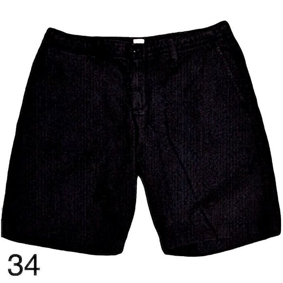 GAP Black Flat Front Shorts Waist 34 NWOT - Picture 9 of 9